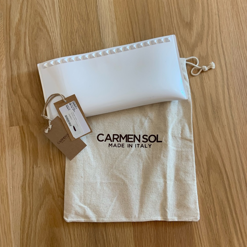 Carmen Sol Julian Pochette white NEW
